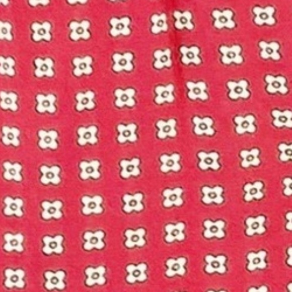 Anthropologie Farida High Neck Red Floral Printed Jumpsuit size 4 - Picture 9 of 9